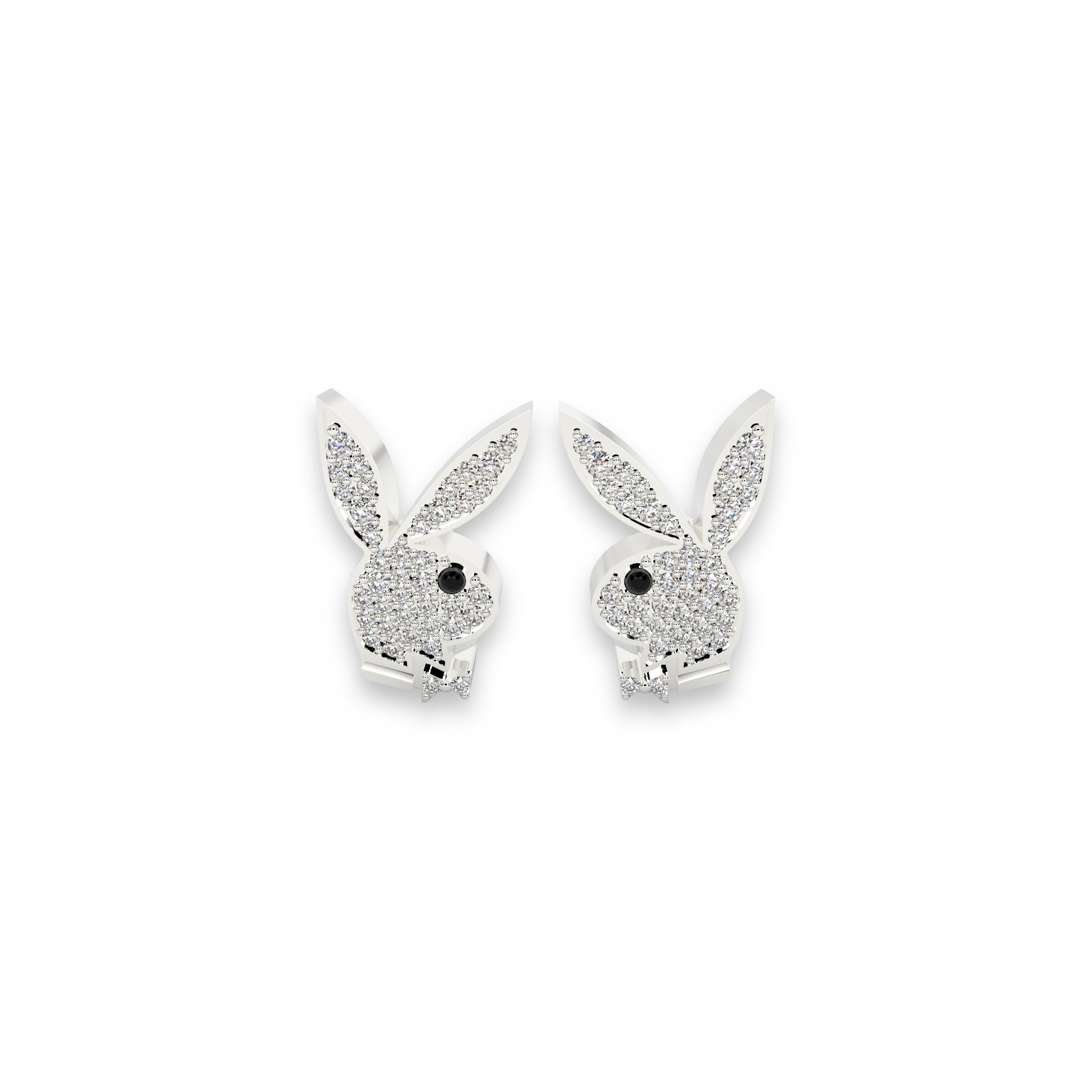 ICED PLAYBOY STUDS