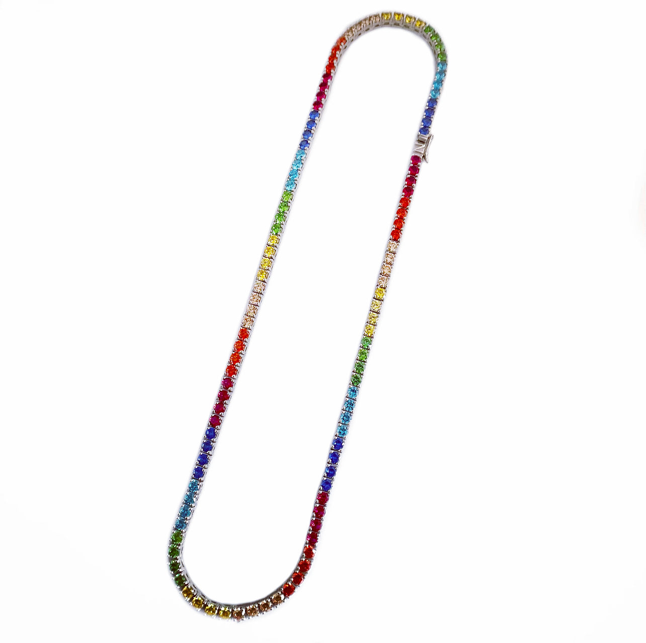 SPECTRUM TENNIS NECKLACE