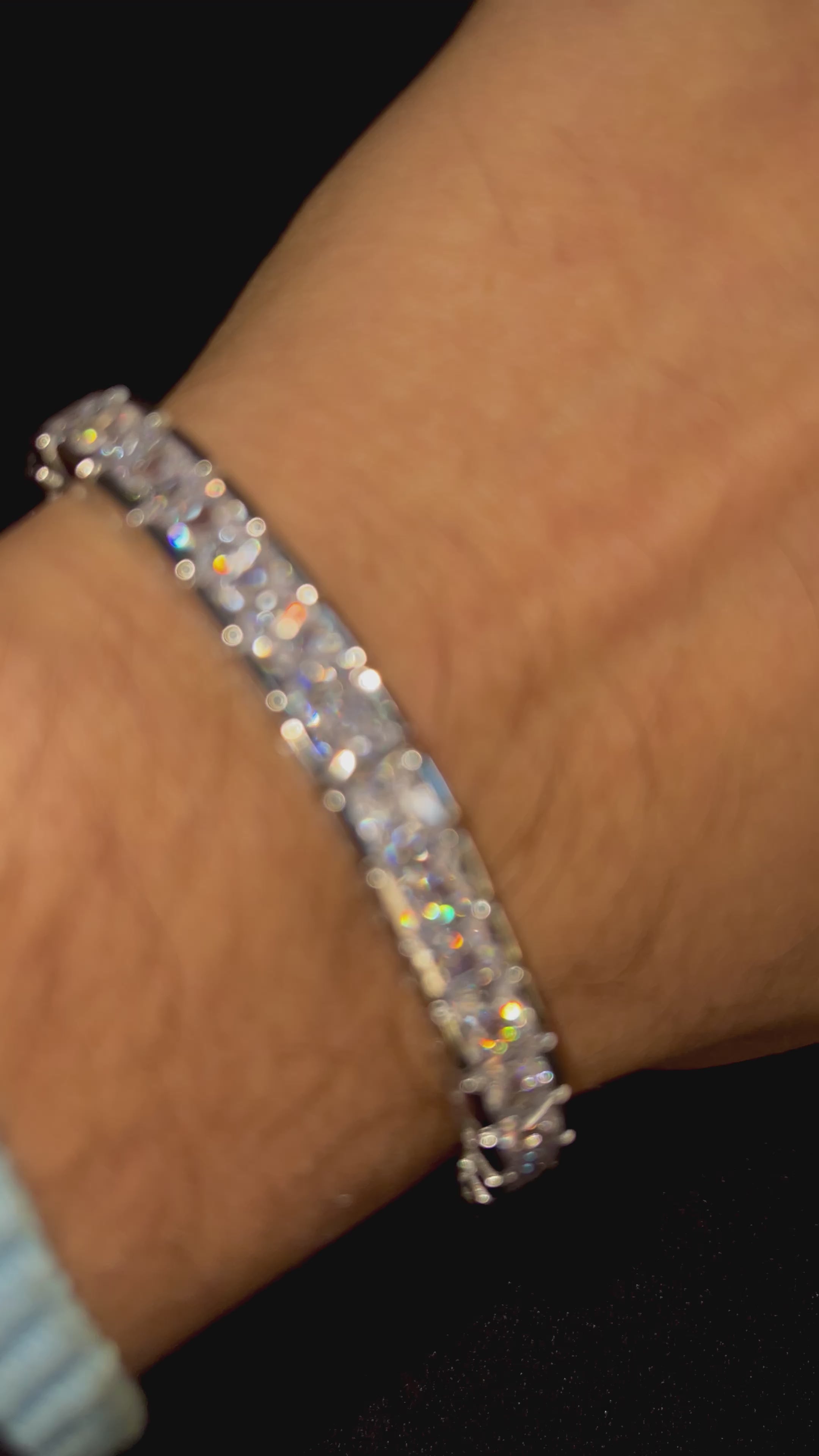 bezel tennis bracelet